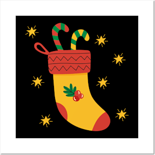 Christmas Socks Posters and Art